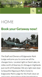 Mobile Screenshot of edgewaterparklodge.com